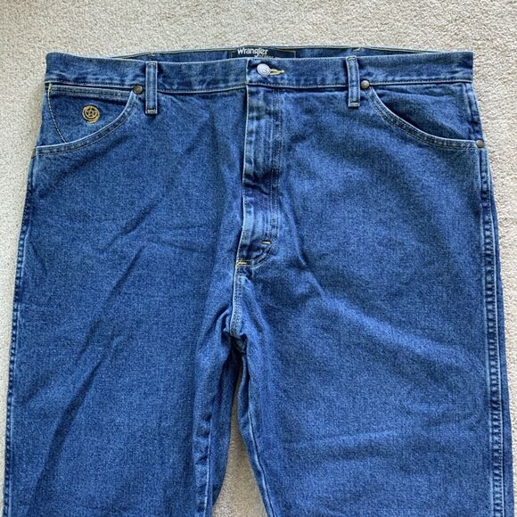 Wrangler George Strait‎ Jeans Mens 40x32 Original fit Mid Rise Medium wash A105 - Picture 9 of 13
